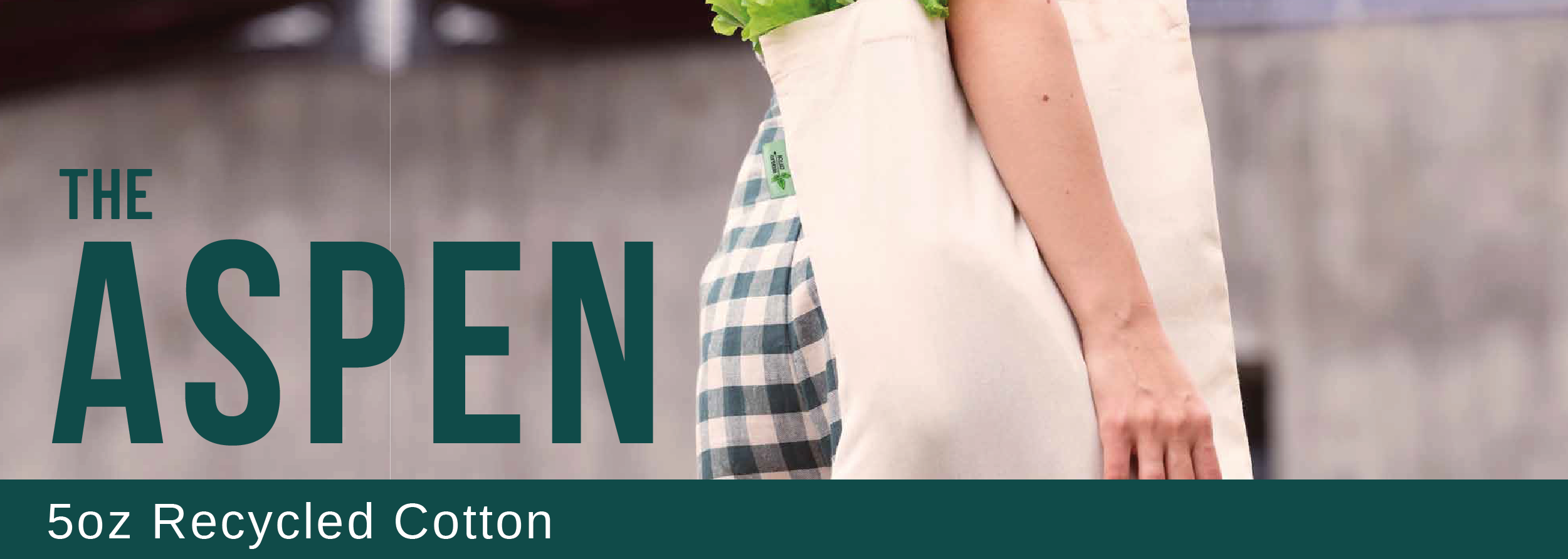 The Aspen 5oz Recycled Cotton Bag