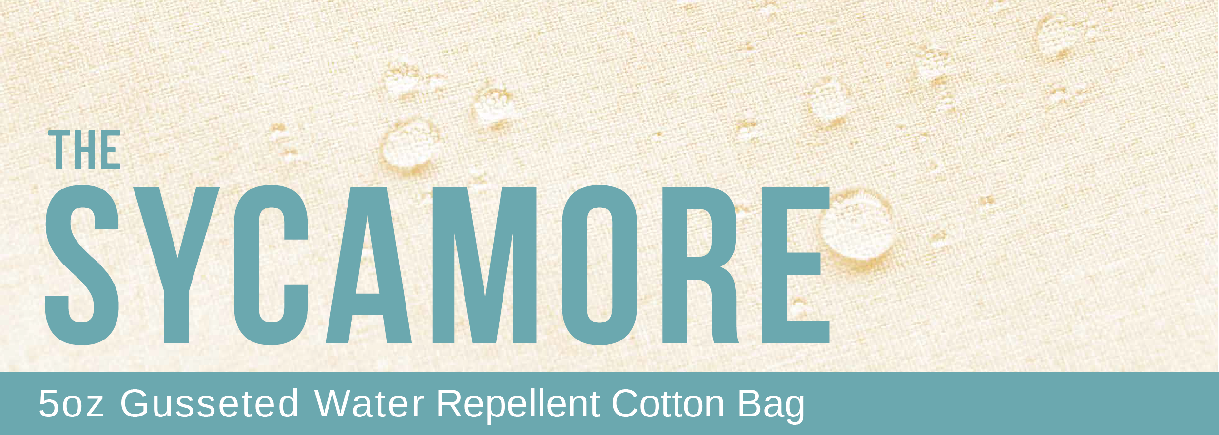 The Sycamore 5oz Water Repellent Bag